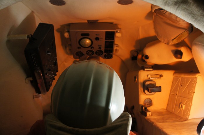 Каморка Юрия Гагарина в капсуле корабля "Восток"