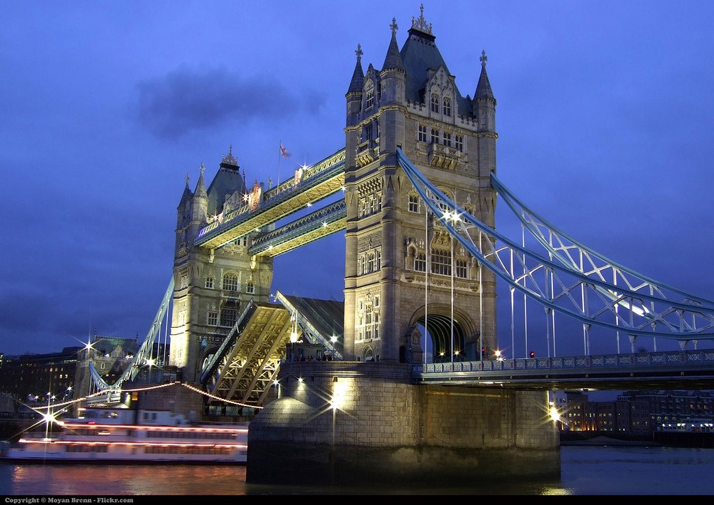 Tower Bridge of London, England, UK